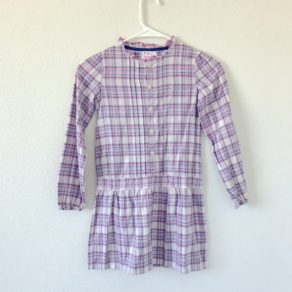 Girl’s Plaid Dress and Thights